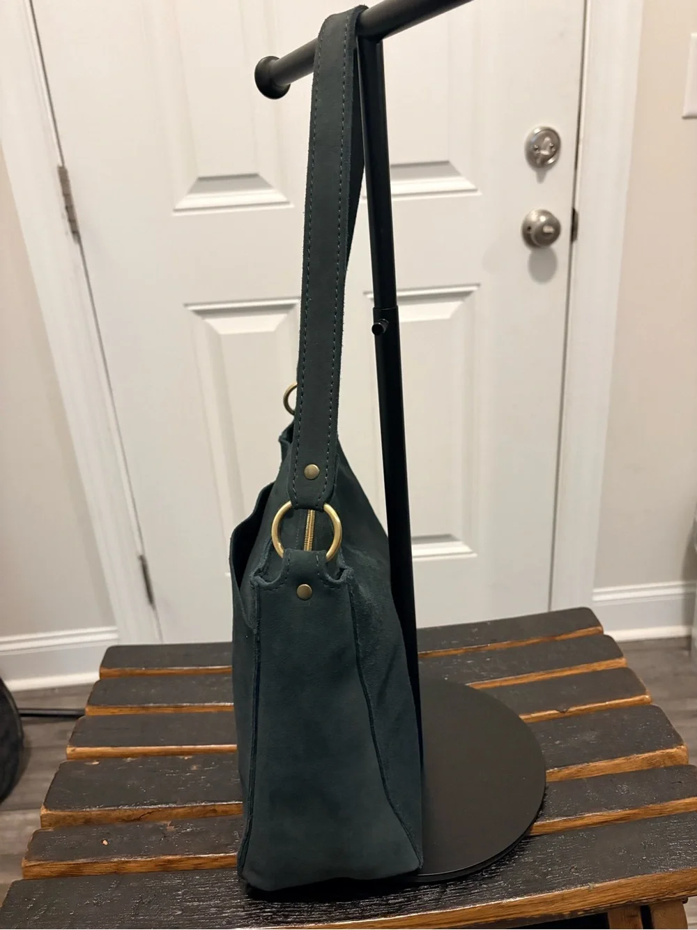 EUC Portland Leather Small Triangle Shoulder Bag